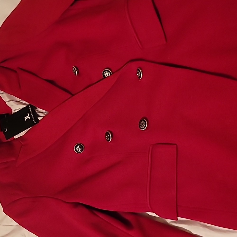 Jules leopord red blazer
